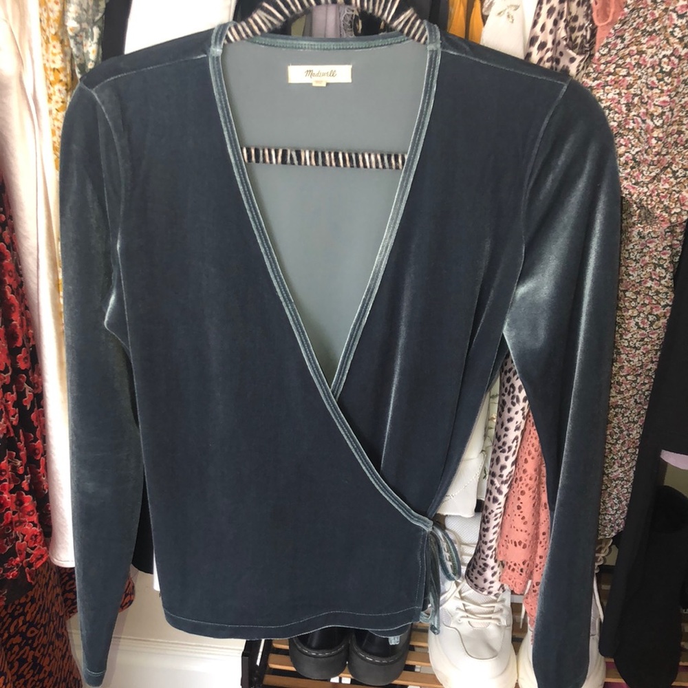 MADEWELL Velour Long Sleeve